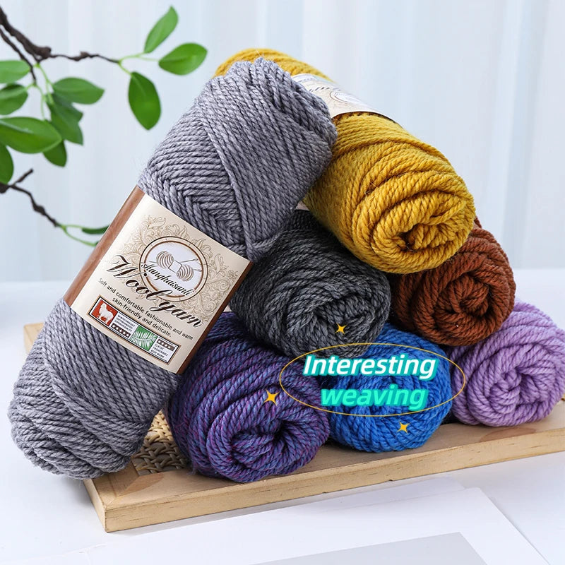 Set 5 gomitoli filato spesso alpaca 500 g – yarn grosso per maglioni, cappotti e crafting inverno