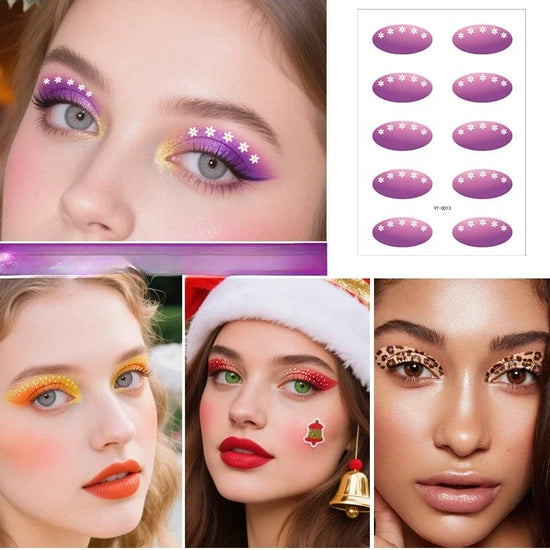 Adesivi Ombretto Occhi Waterproof – Stickers Trucco Party