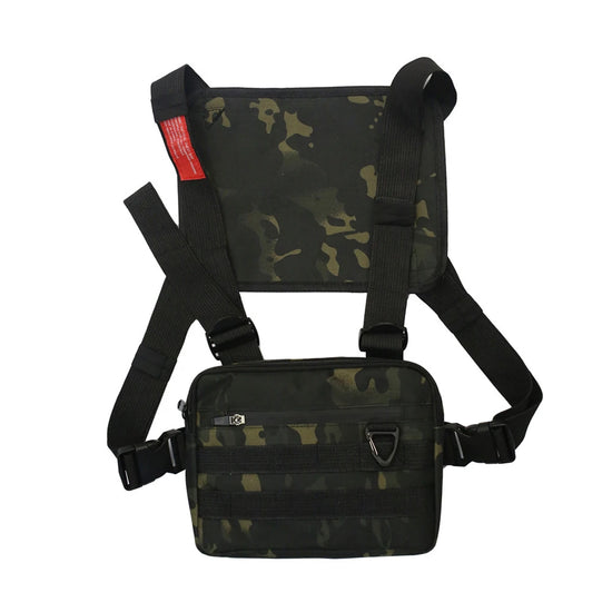 Chest bag unisex in Oxford – marsupio a pettorina streetwear, zip e design versatile