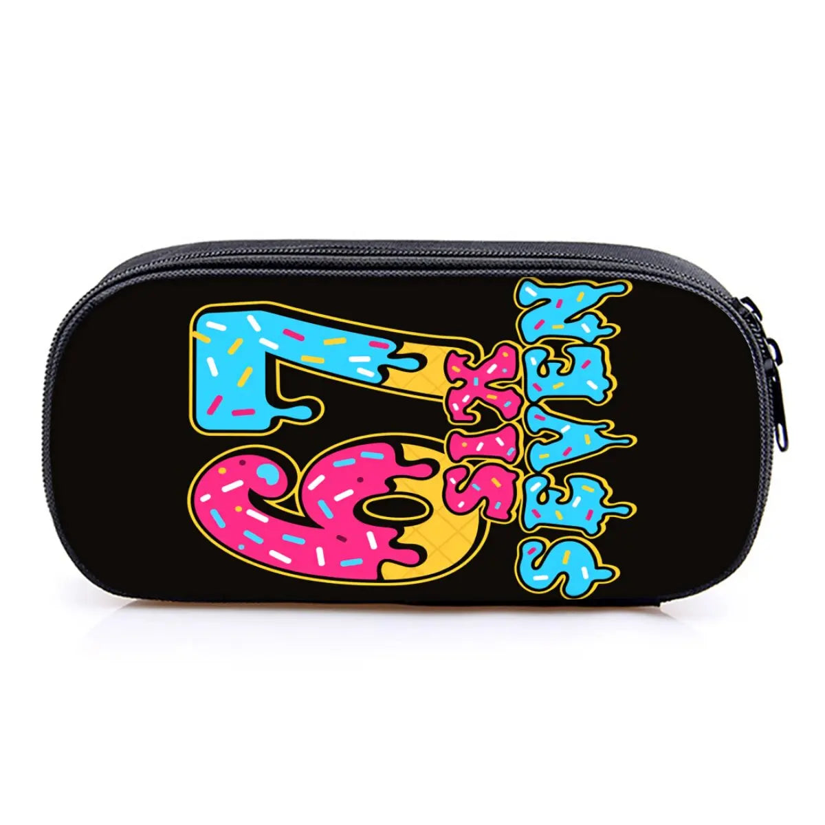 Hot Sales Colorful Number 67 Print Layered Pencil Case Quality 2D Flat Cartoon Pen Bag Best Gift for Boys/Girls School Supplies