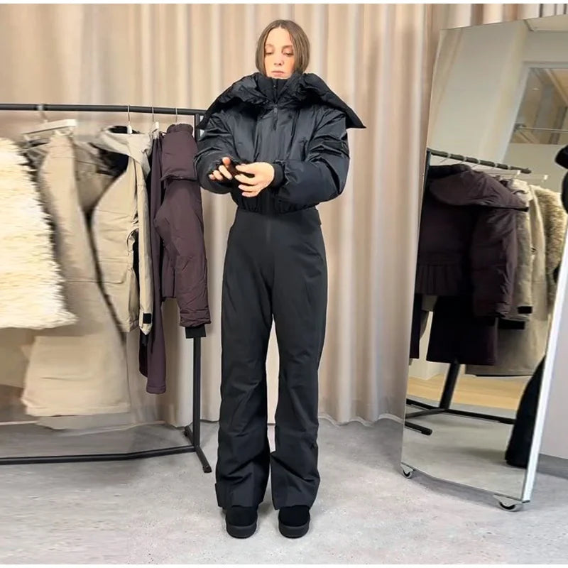 Tuta invernale donna con zip o giacca, diverse versioni
