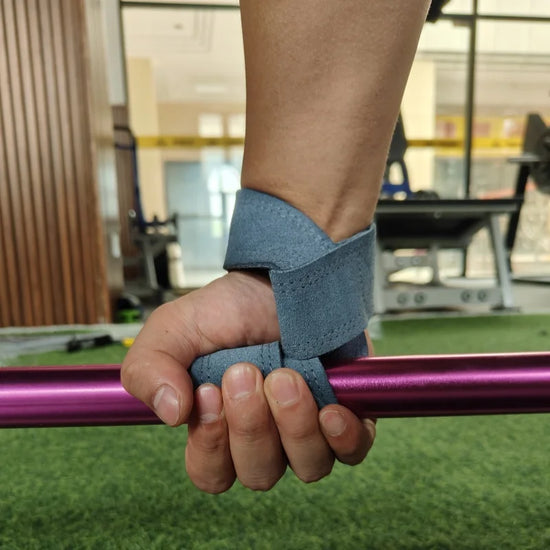 Coppia Fasce da Sollevamento Pesi in Cuoio – Cinghie Polsi per Palestra e Deadlift