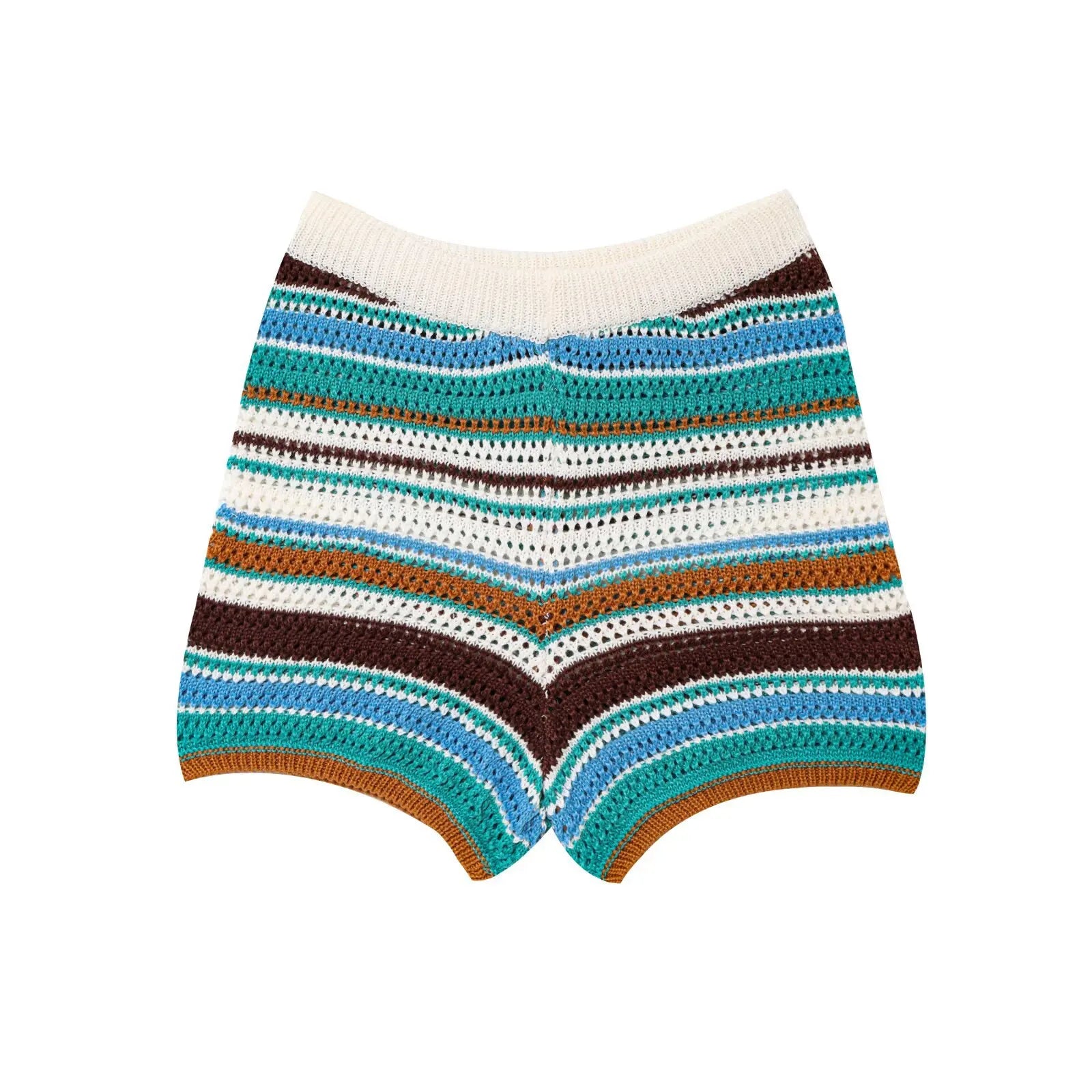 Co-ord donna 2025 – Cardigan rigato a maniche corte e shorts in coordinato