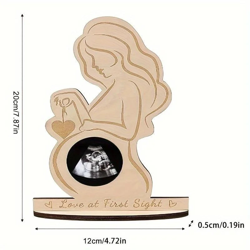Baby Ultrasound Photo Frame Baby Sonogram Frame Christmas Thanksgiving New Year Valentine's Day Gift to Expectant Mother Wife