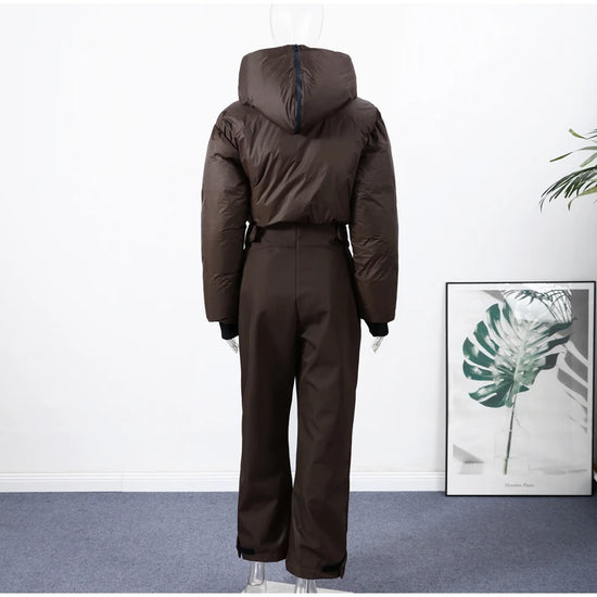 Tuta invernale donna con zip o giacca, diverse versioni