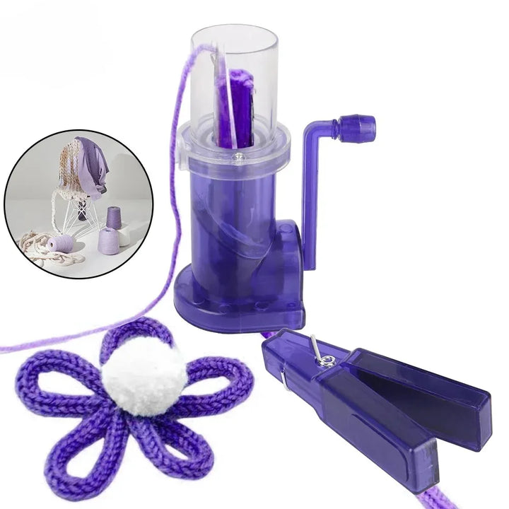 Macchina Maglieria Manuale Portatile con Manovella – Knitting Loom DIY