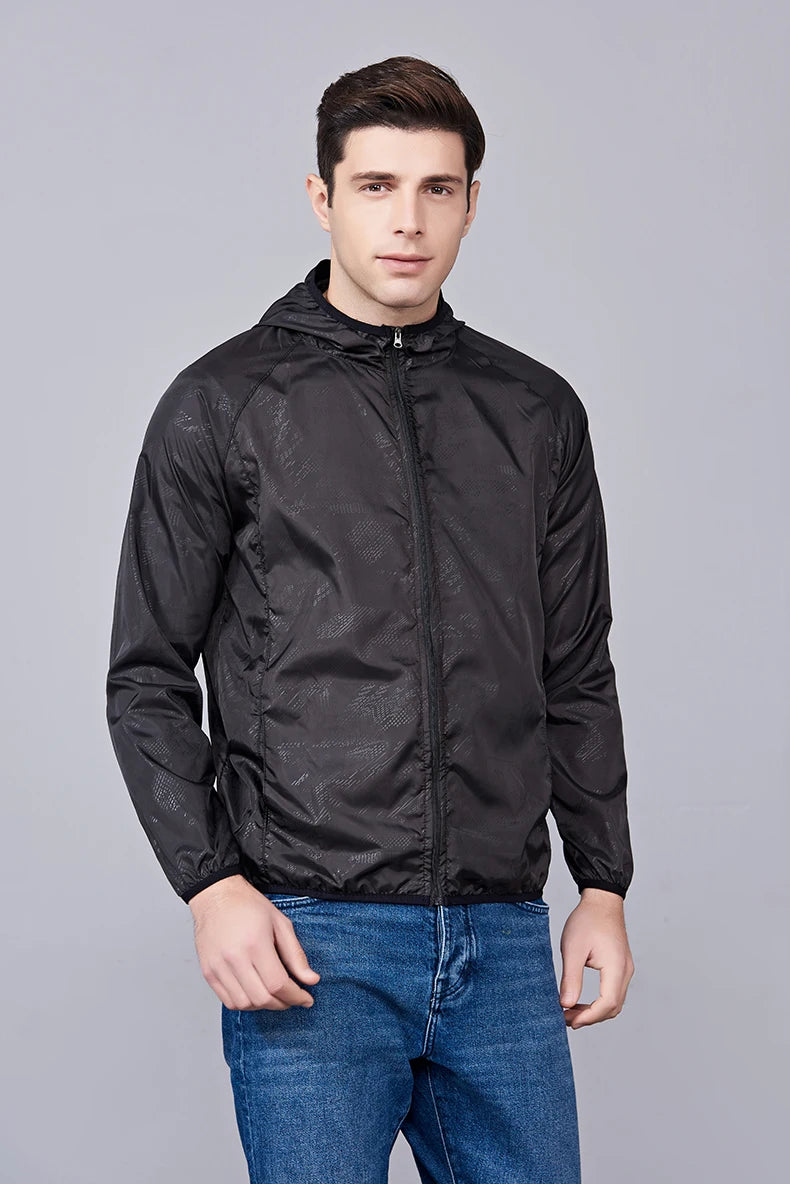 Giacca trekking unisex impermeabile e quick-dry – antivento, anti-UV e pieghevole per escursioni