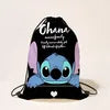 Sacca con coulisse Disney Stitch – zainetto impermeabile leggero per sport, scuola, viaggi e bomboniere