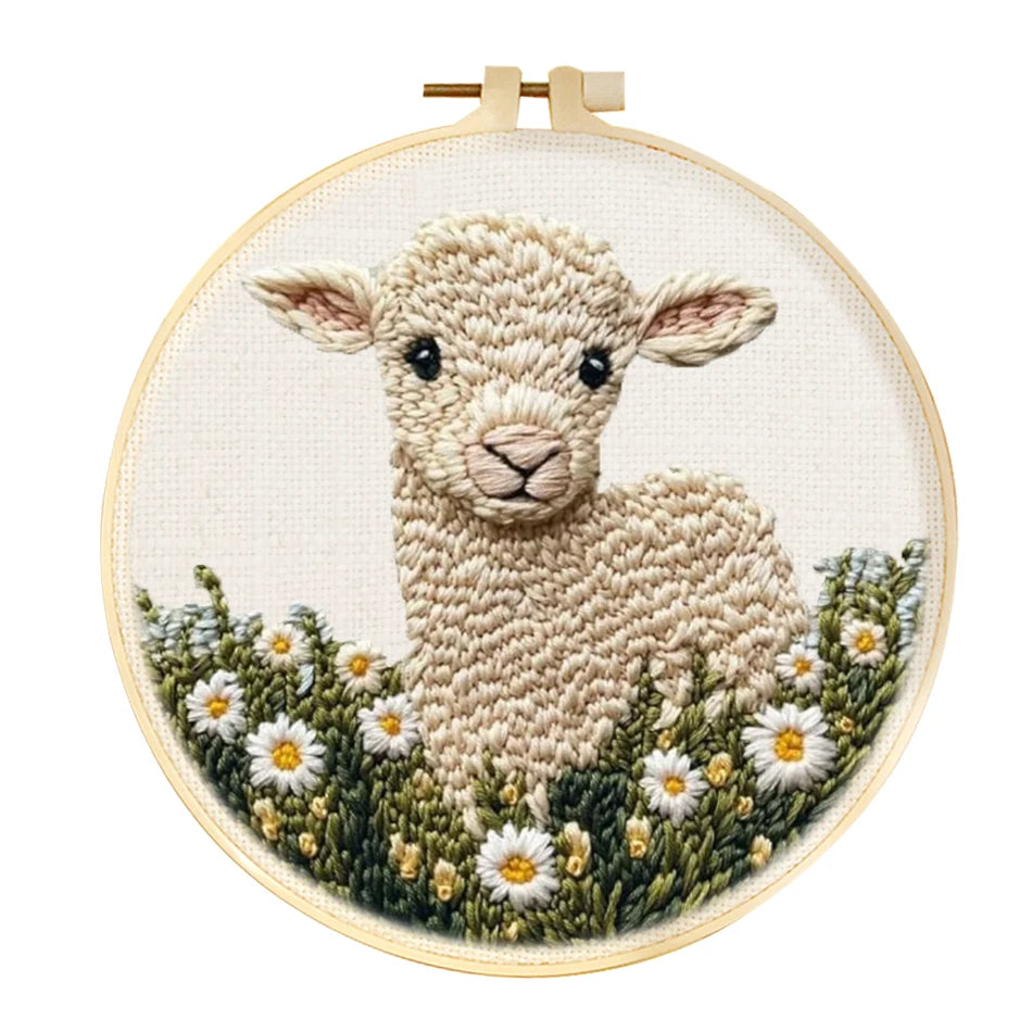 Kit Punch Needle Animali – Ricamo DIY per Principianti