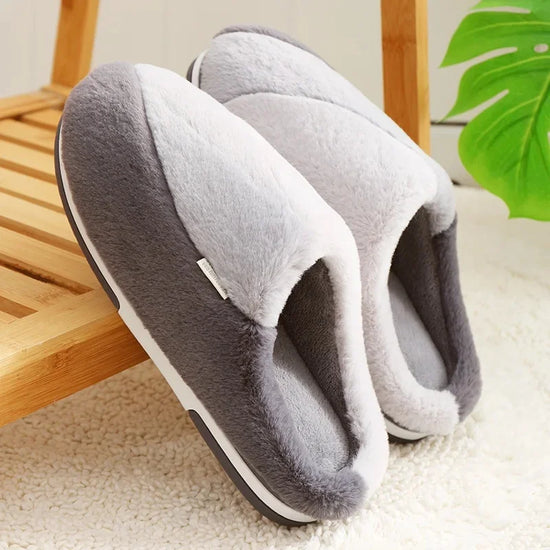 Ciabatte indoor unisex 2025 – suola alta in cotone, antiscivolo, pelose e super calde