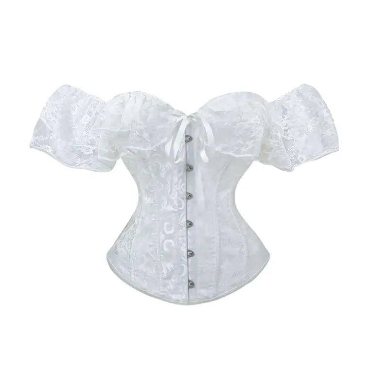 Corsetto Elegante Donna con Spalline a Sbuffo