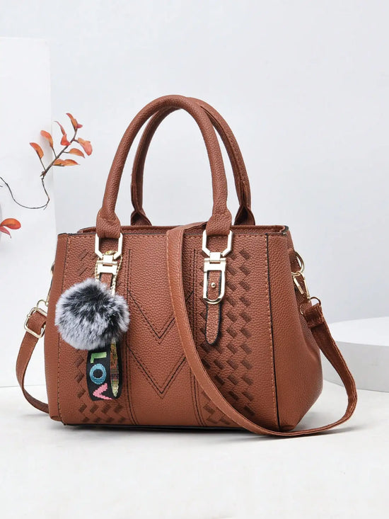 Borsa donna capiente ricamata 2025 – crossbody grande capacity con ricami floreali, borsa da spalla per uso quotidiano elegante
