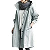 Giacca windbreaker donna con cappuccio, tasche e chiusura a bottoni – antivento, impermeabile, quick-dry, perfetta per escursioni e outdoor