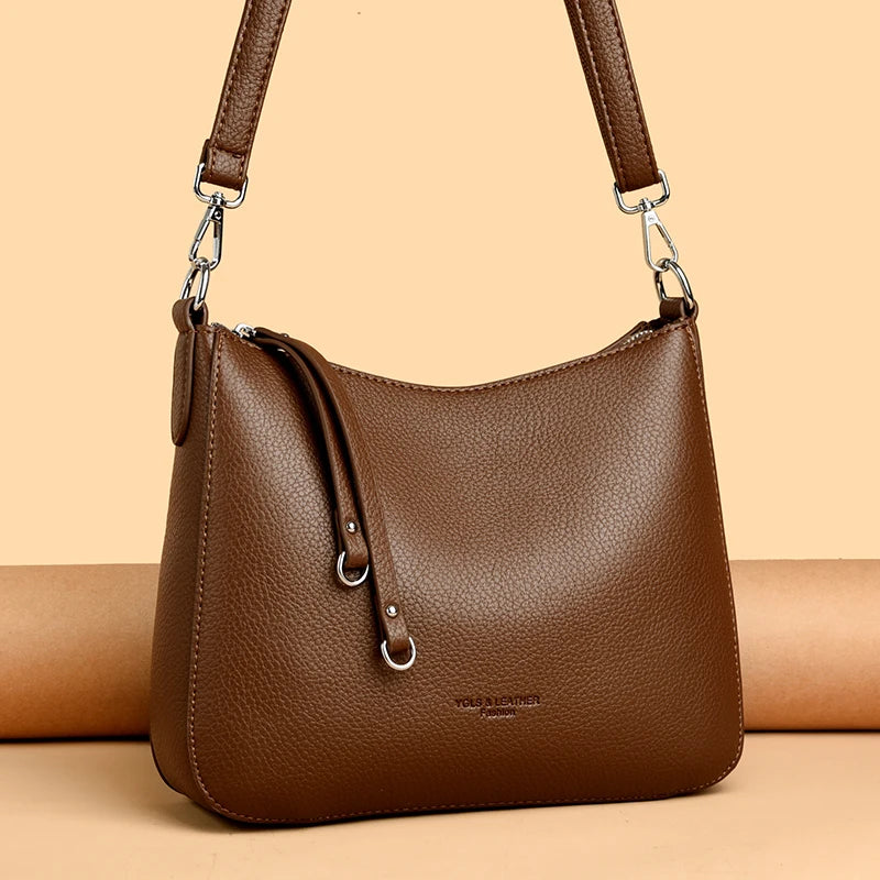 Borsa donna in ecopelle morbida – Tote e crossbody elegante per lavoro e tempo libero