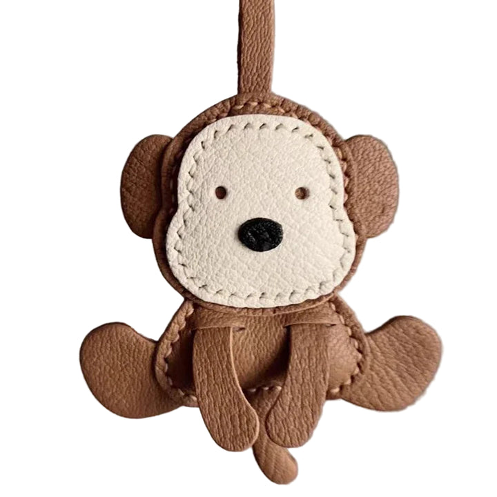 Ciondolo in Pelle a Forma di Animale – Portachiavi Artigianale per Borse e Zaini