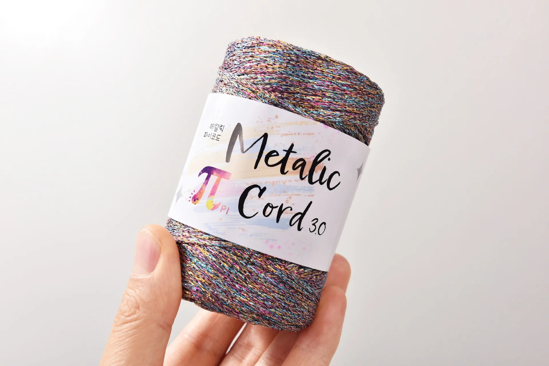 Cordoncino Rigido in Core-Spun da 3 mm con Fili Metallici Argentati – Filo Decorativo di Alta Qualità per Packaging Regalo, Uncinetto e Progetti Fai-da-Te