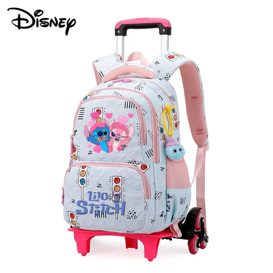 Zaino trolley Stitch 2-in-1 Disney 2025 – grande capacità, torretta, impermeabile e per laptop