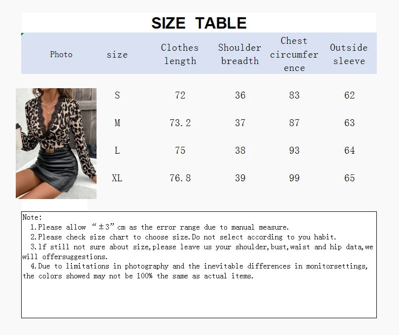 T-shirt Donna Slim Fit Vintage – Scollo a V, Maniche Puff, Stampa Leopardo e Pizzo