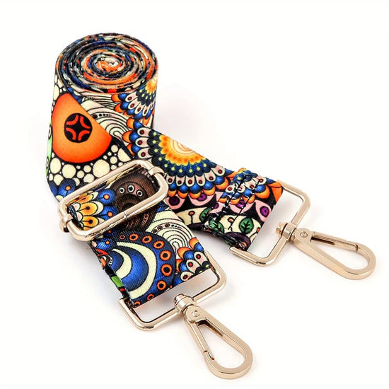 Tracolla borsa regolabile stile “guitar strap” 2025 – cinghia staccabile stampata, originale crossbody / shoulder strap