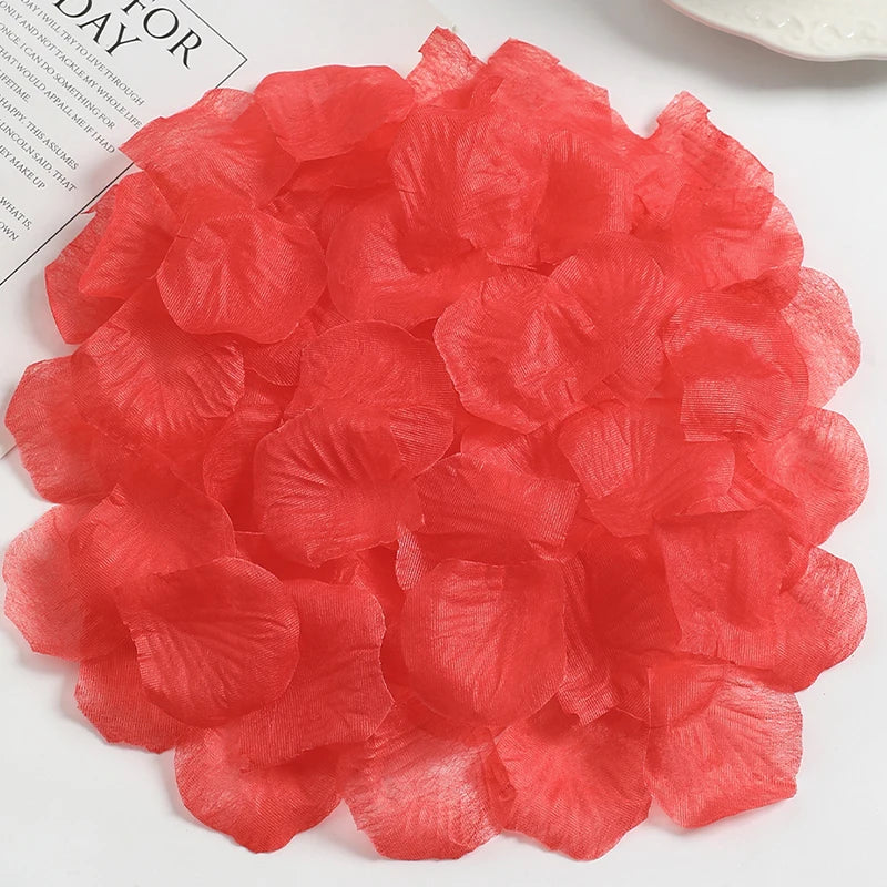 Petali di Rosa Artificiali 100–1000 pezzi – Decorazioni Romantiche San Valentino