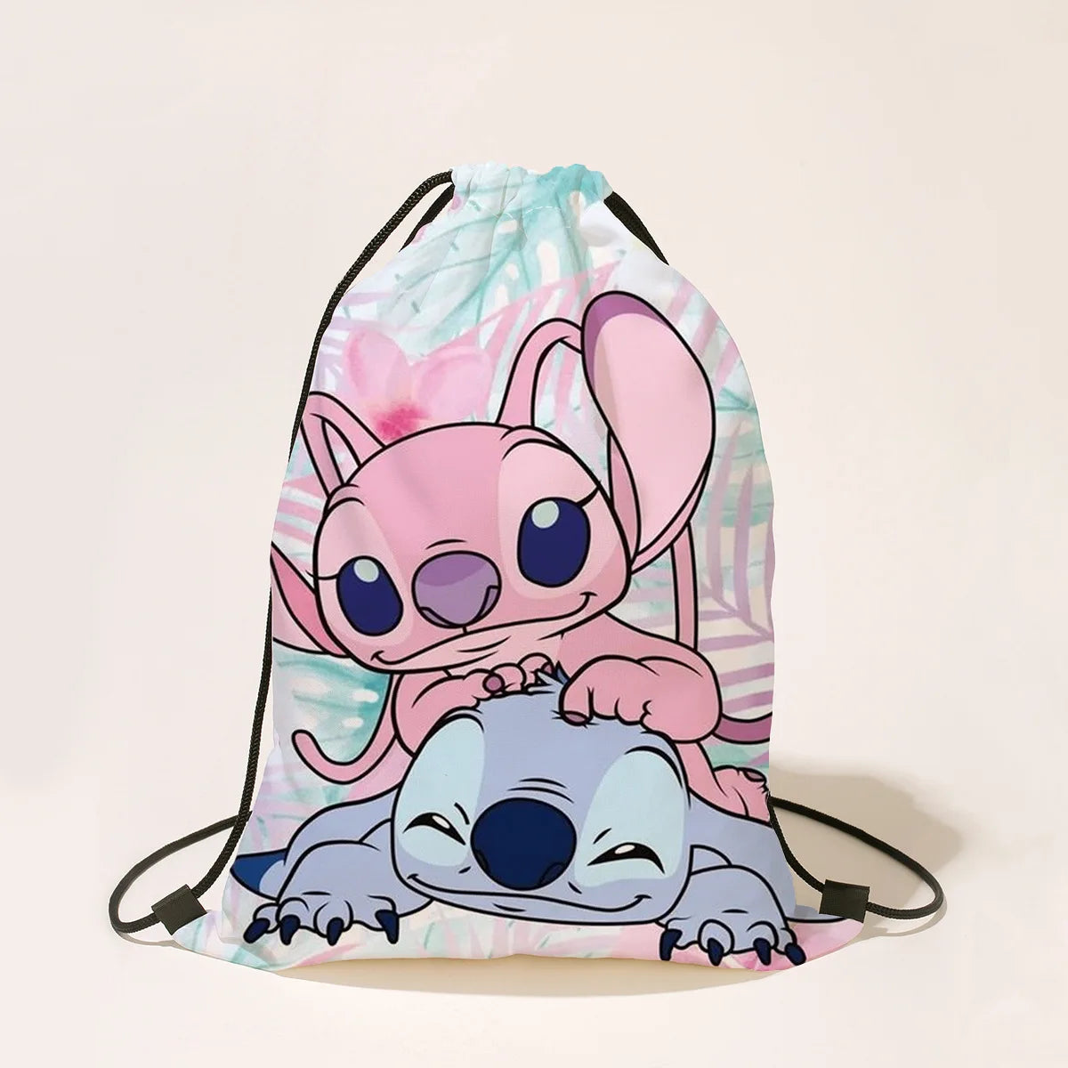 Sacca con coulisse Disney Stitch – zainetto impermeabile leggero per sport, scuola, viaggi e bomboniere
