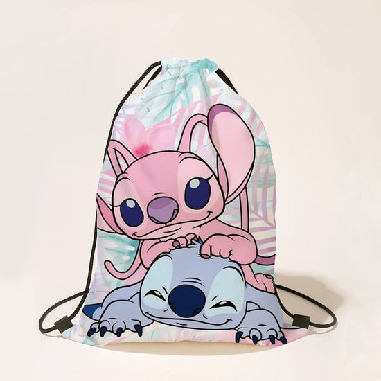 Sacca con coulisse Disney Stitch – zainetto impermeabile leggero per sport, scuola, viaggi e bomboniere