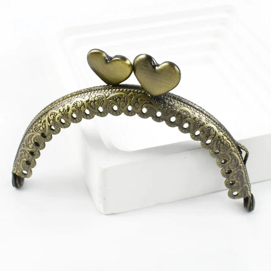 Chiusura da Cucire  85 mm con Chiusura Kiss-Lock – Mini Portamonete / Pochette DIY (1-10 pezzi)