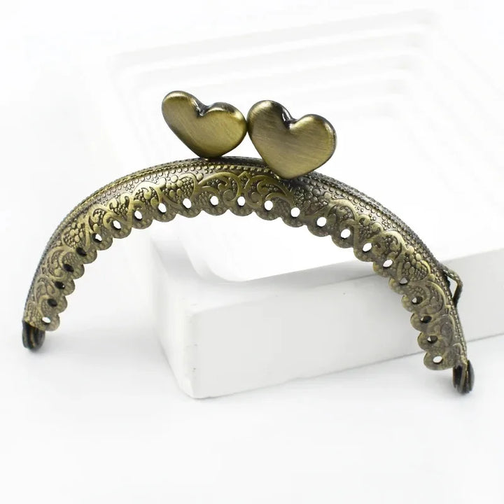 Chiusura da Cucire  85 mm con Chiusura Kiss-Lock – Mini Portamonete / Pochette DIY (1-10 pezzi)