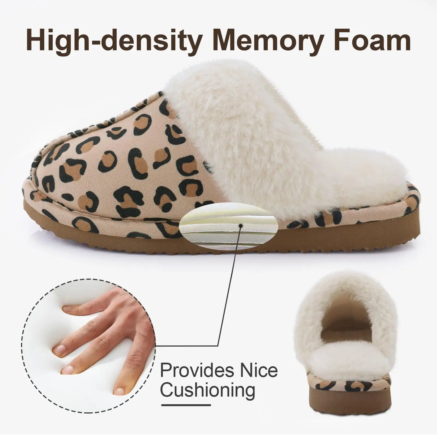 Ciabatte donna in pelliccia eco e suede – antiscivolo, indoor/outdoor, moda casa 2025