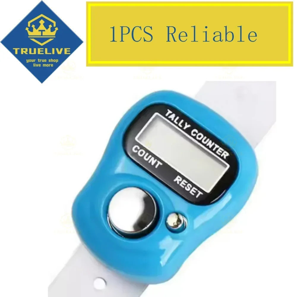 Contatore Digitale da dito per uncinetto e maglia – Mini clicker elettronico per tenere traccia delle righe