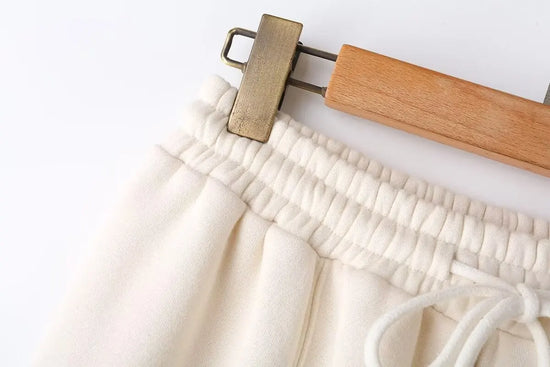 Completo donna autunnale con bomber corto e pantaloni palazzo vita alta – Outfit 2 pezzi