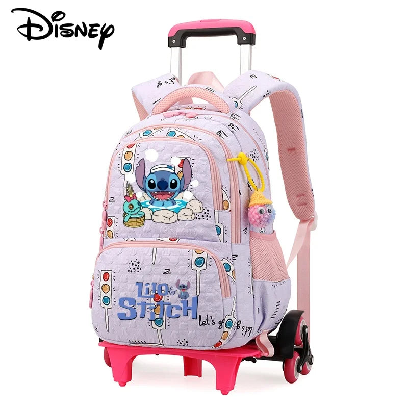 Zaino trolley Stitch 2-in-1 Disney 2025 – grande capacità, torretta, impermeabile e per laptop