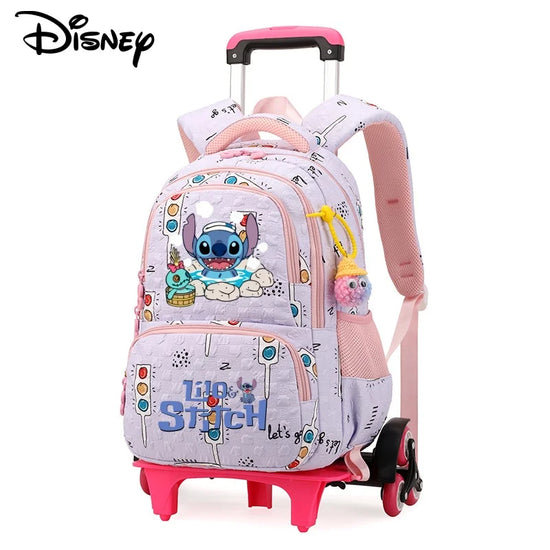 Zaino trolley Stitch 2-in-1 Disney 2025 – grande capacità, torretta, impermeabile e per laptop