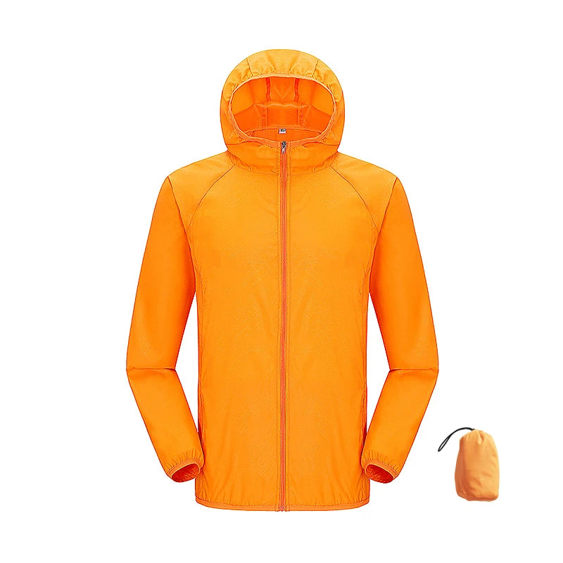 Giacca trekking unisex impermeabile e quick-dry – antivento, anti-UV e pieghevole per escursioni