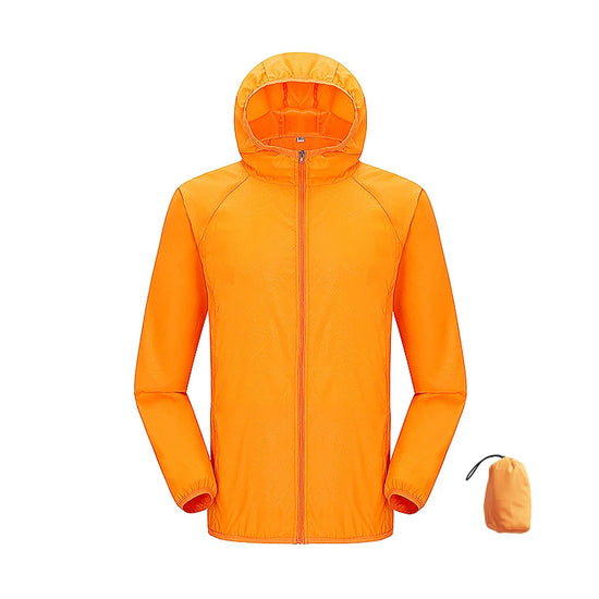 Giacca trekking unisex impermeabile e quick-dry – antivento, anti-UV e pieghevole per escursioni