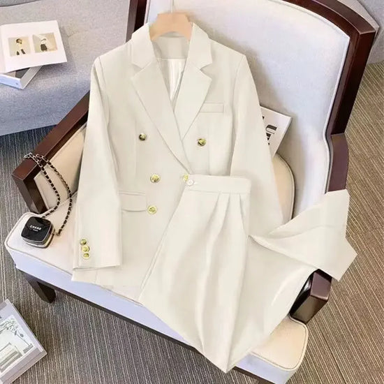 Tailleur donna loose fit 2025 ‒ giacca elegante effetto snellente stile western, manica lunga casual, abbigliamento