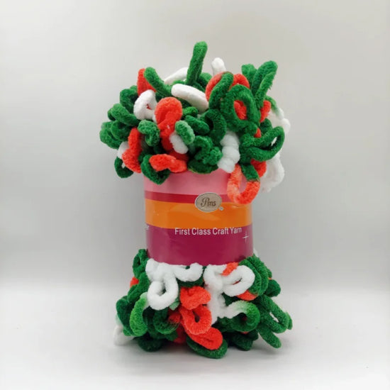 Filato ciniglia “donut braided ear” 100 g – Yarn in velluto intrecciato per maglieria, coperte, accessori fai-da-te