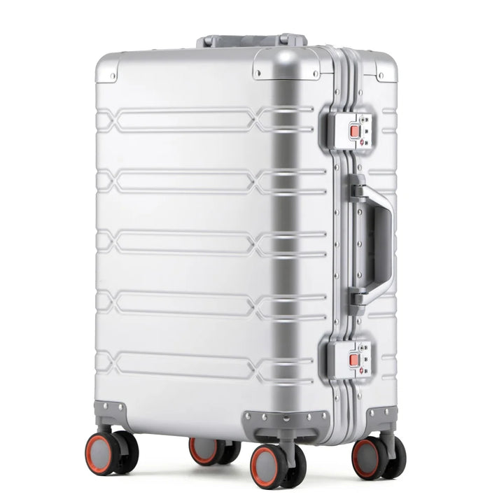 Valigia 10kg 15kg 20kg in alluminio con ruote 360° e lucchetto TSA – Trolley rigido leggero da cabina e stiva