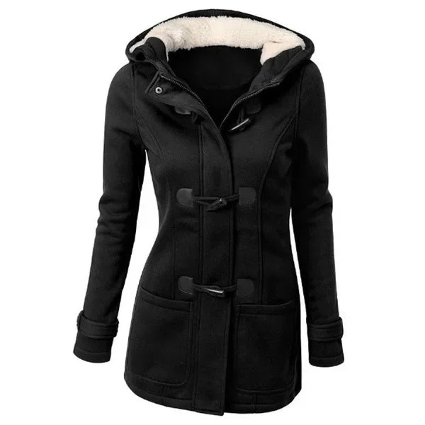 Giacca / Parka in cotone con cappuccio donna – Zipper, stile classico e versatile, nuove colorazioni 2025