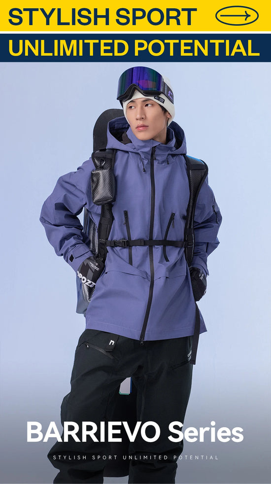 Pantaloni da sci unisex 3L impermeabili e antivento 2025 – snow-pants tecnico da snowboard e montagna