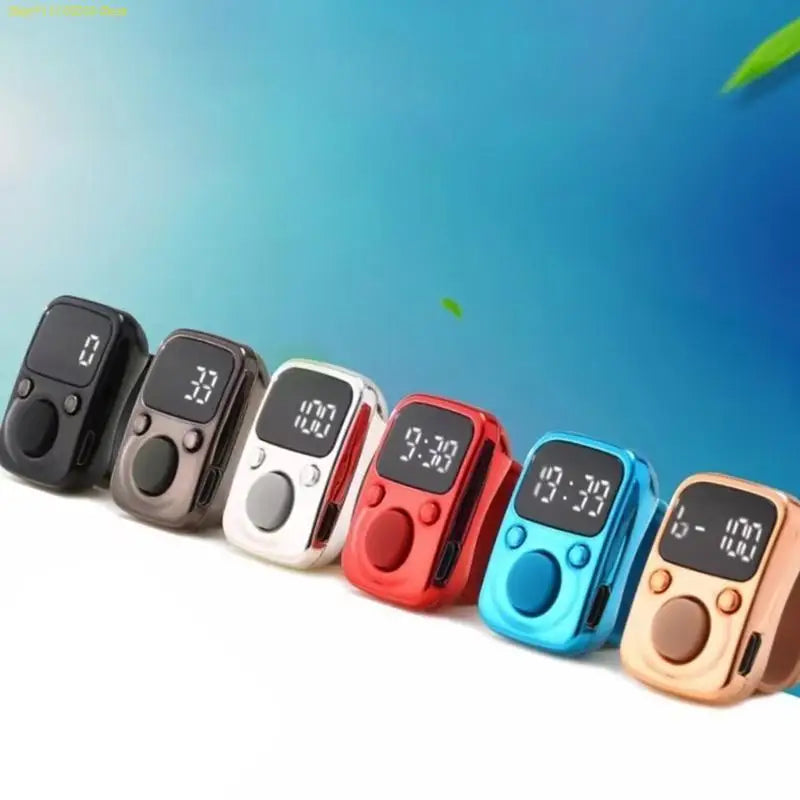 Contatore Digitale da Dito con Display OLED Impermeabile – Clicker Elettronico per Uncinetto e Maglia