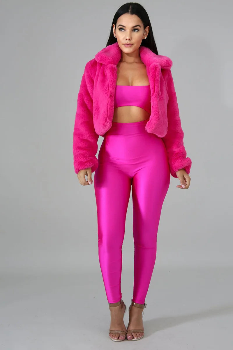 Giacca corta donna 2025 – cappotto pelliccia per autunno/inverno