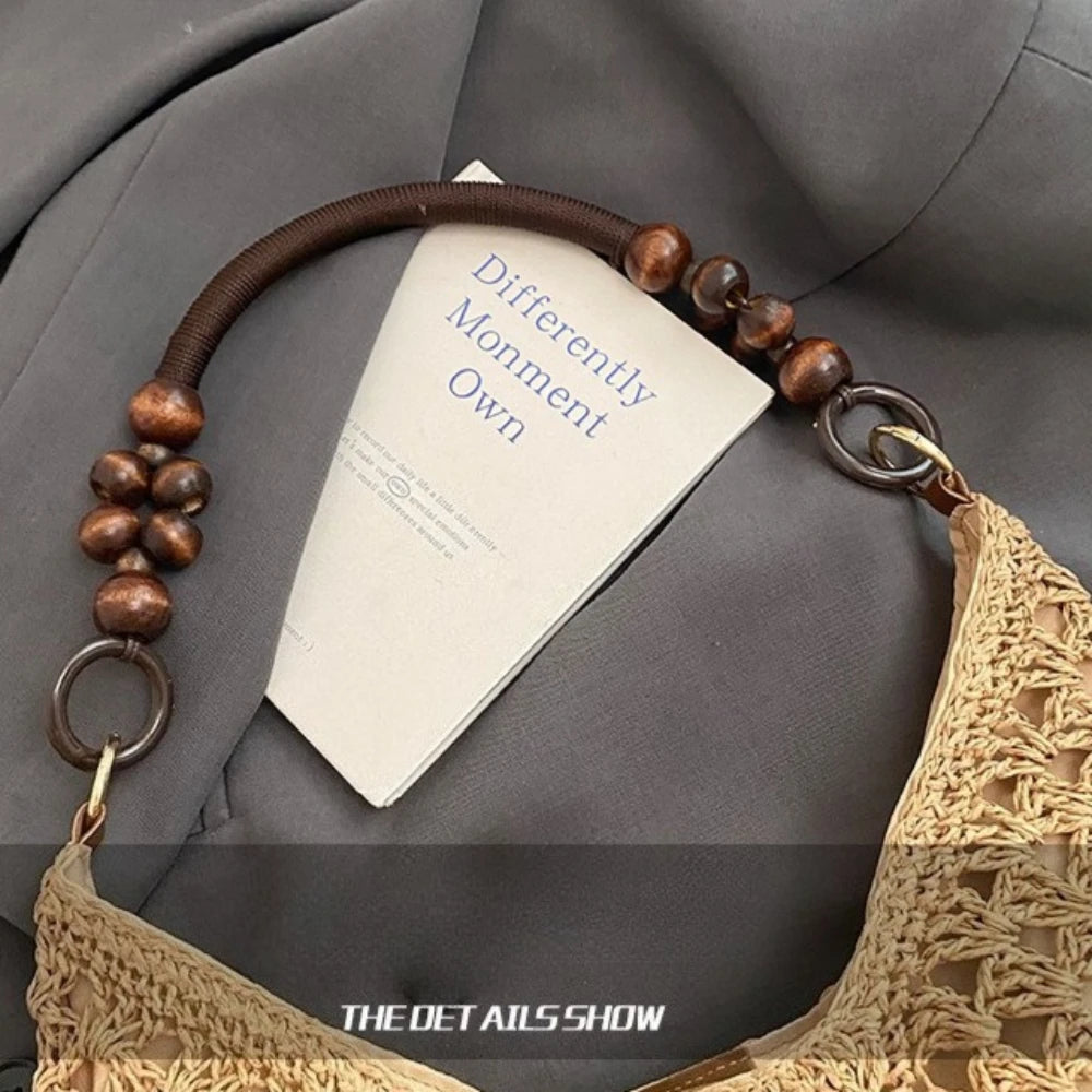 Borsa Tote Donna in Paglia Intrecciata – Shopper Estiva Capiente