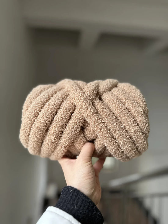 Filato teddy fleece 1 kg – lana grosso spessore per borse, maglie, uncinetto