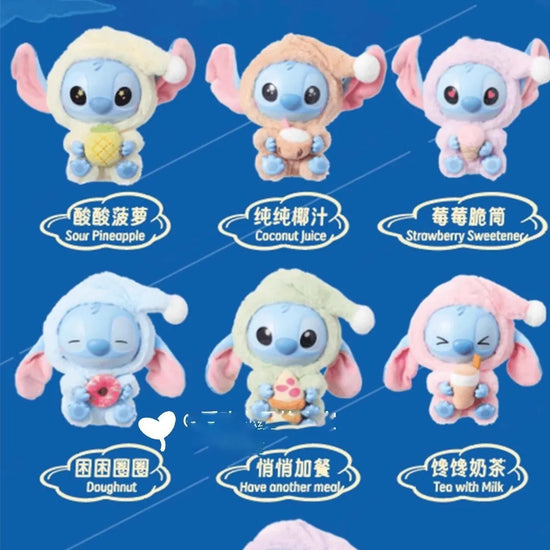 Stitch "Eat Something Before Sleep" – Blind Box Disney da collezione con figure snack