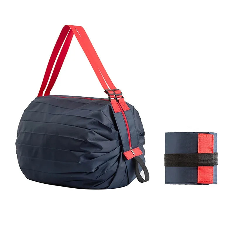 Shopper pieghevole grande capacità in nylon camouflage – Borsa da viaggio riutilizzabile leggera