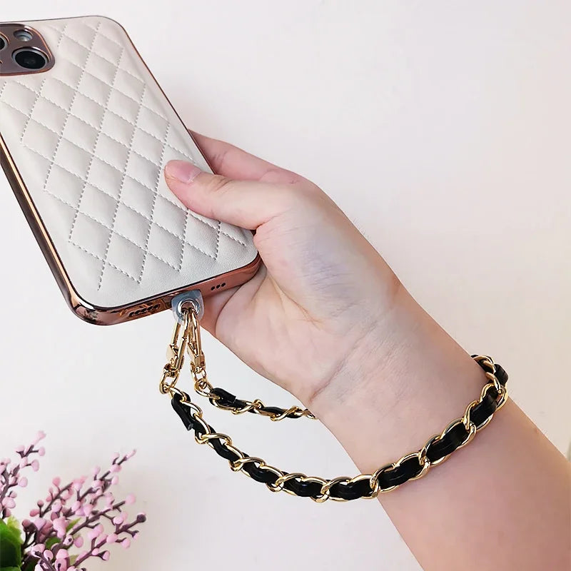 Laccetto corto e portatile con clip – Laccetto da polso anti-smarrimento universale per custodie di telefoni e accessori
