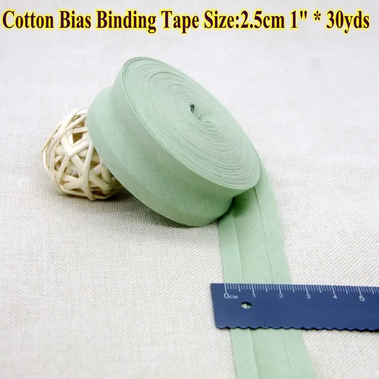 Nastro bias binding cotone 25 mm · rotolo 30 metri – rifiniture, bordi e accessori cucito fai-da-te