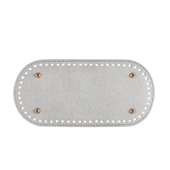 Fondi in PU Leather per Borsa DIY – 5 Taglie, Base Porta Borsa da Cucire per Borse all’Uncinetto, Parti Accessori Fai-da-Te