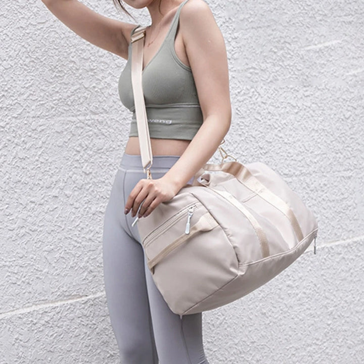Borsa palestra donna 2025 – duffel leggero con scomparto scarpe, impermeabile e grande capienza
